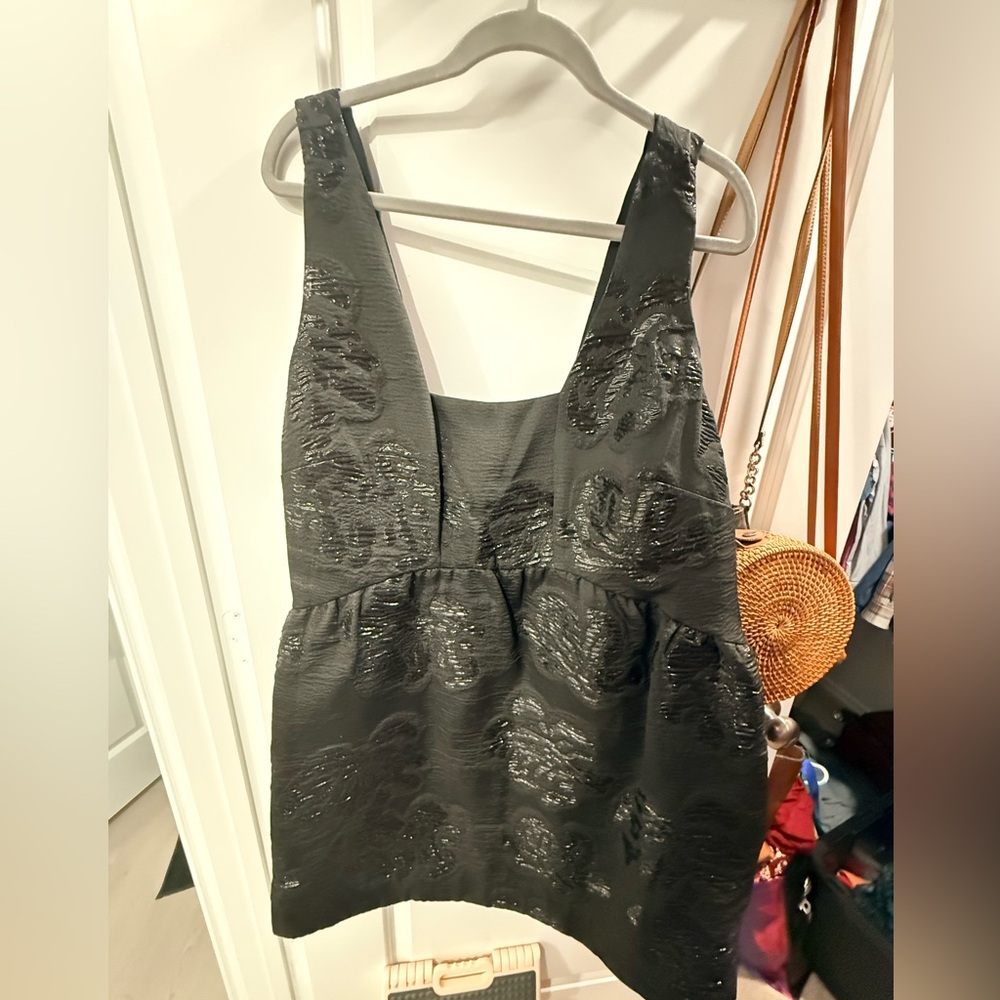 Maeve Black Mini Dress
